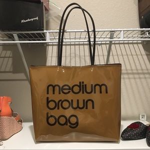 medium brown purse